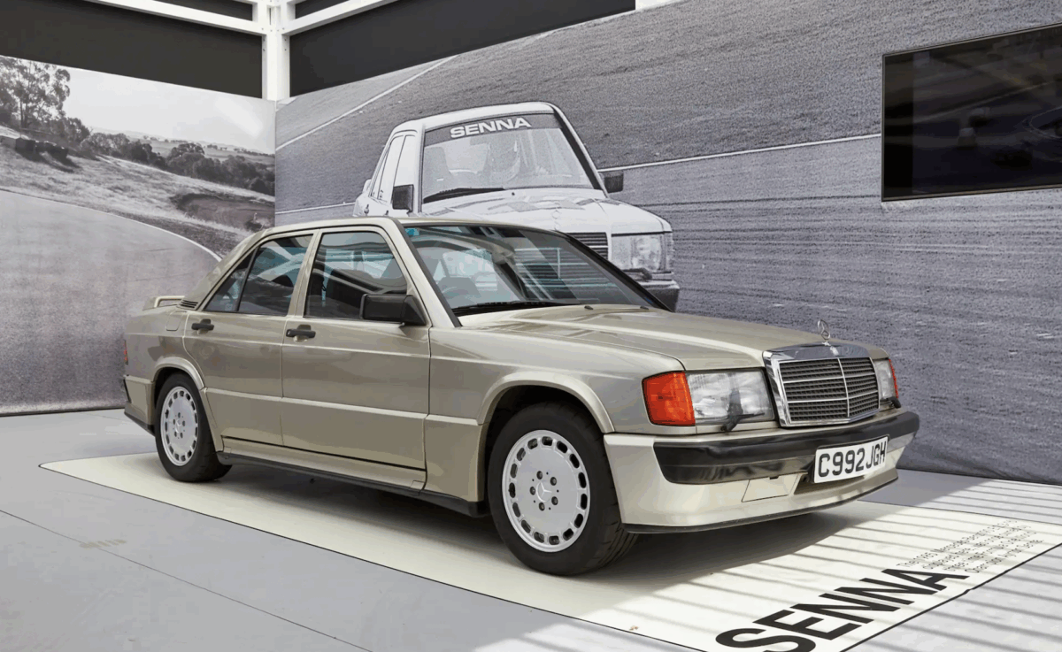 Mercedes-Benz clássico de Ayrton Senna vai a leilão por até R$ 1,8 milhão
