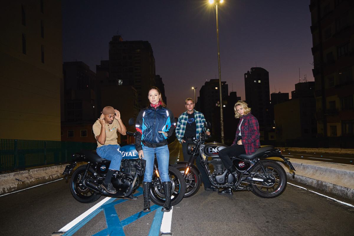 Na cidade ou na estrada, o estilo da Royal Enfield te acompanha