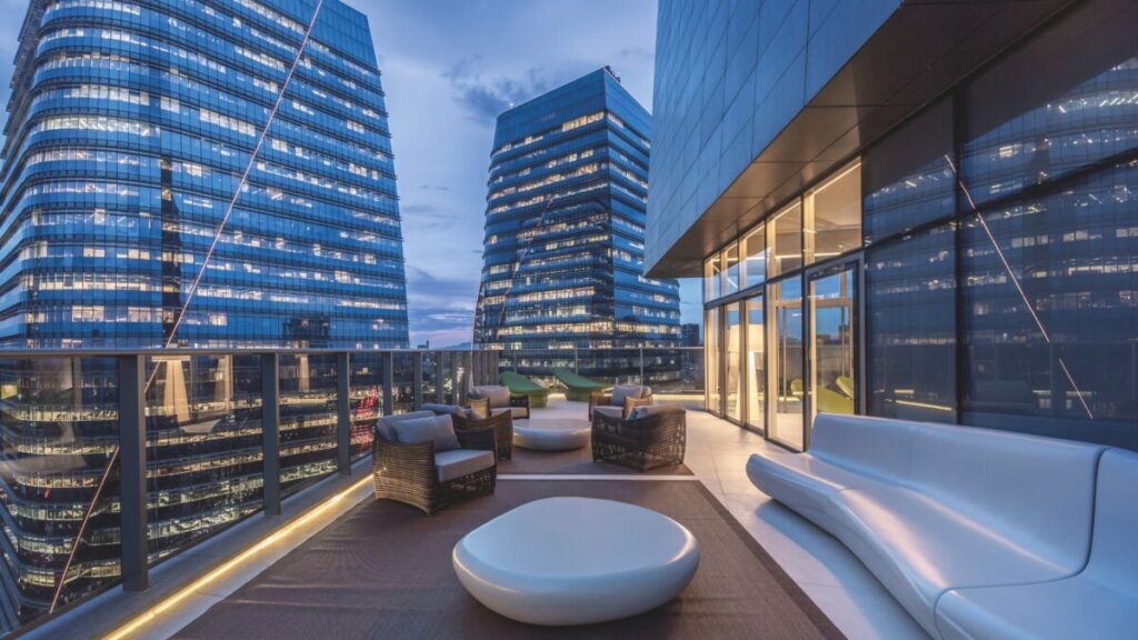 Terraço piscina W Reisdences São Paulo. Foto: Divulgação