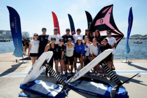 Programa do SailGP prepara mulheres para a vela de alta performance